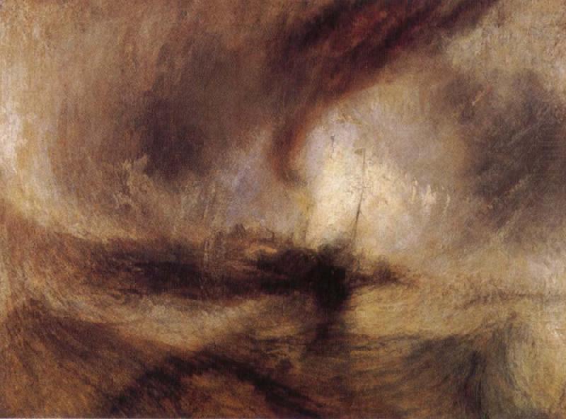 Snow Storm-Steam-Boat off a Harbour-s Mouth, Joseph Mallord William Turner